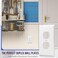 ENERLITES Duplex Wall Plates Kit Electrical Outlet Covers Standard Size 1Gang 450 x 276 Unbreakable Polycarbonate Thermoplastic Electric Receptacle Plug Covers 8821W5PCS White 5 Pack