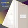 ENERLITES Quad Light Switch Wall Plate Standard Size 4Gang 450 x 819 Unbreakable Polycarbonate Thermoplastic 8814W White