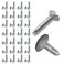 ENERLITES Replacement Screws for Duplex Wall Plate 34 Length OvalHead Screws Painted Gloss Finish SR8821GY Gray 30 Pack