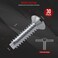 ENERLITES Replacement Screws for Duplex Wall Plate 34 Length OvalHead Screws Painted Gloss Finish SR8821GY Gray 30 Pack