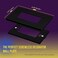 ENERLITES Screwless Decorator Wall Plate Child Safe Outlet Cover Glossy Size 1Gang 468 H x 293 L Unbreakable Polycarbonate Thermoplastic SI8831BK5PCS Black 5 Pack