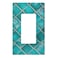 Pfrewn Exotic Turquoise Ceramic Mosaic Tile Wall Plate Cover Size 1Gang 46 x 29 Single Rocker Switch Plates Unbreakabl Light Switch or Receptacle Outlet Wall Plate