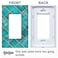 Pfrewn Exotic Turquoise Ceramic Mosaic Tile Wall Plate Cover Size 1Gang 46 x 29 Single Rocker Switch Plates Unbreakabl Light Switch or Receptacle Outlet Wall Plate
