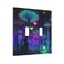 Yamxbfa Fantasy Mushroom Forest Glowing Butterfly Double Toggle Light Switch Cover Decorative 2 Gang Wall Plate Electrical Switchplate Faceplate for Bathroom Kitchen Decorate Accessories
