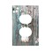 Wpshijia Farmhouse Cotton and Eucalyptus Bouquet Wood 1 Gang Electrical Outlet Covers Single Duplex Wall Plate Decorative Receptacle Light Switch Cove for Bathroom Bedroom Decorate