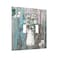 Wpshijia Farmhouse Cotton and Eucalyptus Bouquet Wood Light Switch Cover Decorative 2 Gang Wall Plate Double Toggle Electrical Switchplate Faceplate for Bathroom Home Living Room Decor