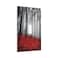GSRLOD Forest 1Gang Toggle Light Switch Cover Fog Trees Bushes Decorative Wall Plates Cover Single Toggle Black Red Pale Grey Electrical Switchplate Faceplate for Home Decor
