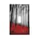 GSRLOD Forest 1Gang Toggle Light Switch Cover Fog Trees Bushes Decorative Wall Plates Cover Single Toggle Black Red Pale Grey Electrical Switchplate Faceplate for Home Decor