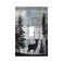 Thsanju Forest Cabin Deer on Wooden Board Single Toggle Light Switch Covers Decorative Country Farmhouse 1 Gang Wall Plate Rustic Lodge Device Electrical Switchplate Faceplate for Bathroom Bedroom Dec