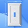 Funkiim Metal Decorative Wall Plate Electrical Outlet CoversLight Switch CoversThick and Durable Mid Size 316 x 492 Switch Plate in Various Styles Pure White 1 Gang Toggle 4 PK