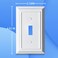 Funkiim Metal Decorative Wall Plate Electrical Outlet CoversLight Switch CoversThick and Durable Mid Size 316 x 492 Switch Plate in Various Styles Pure White 1 Gang Toggle 4 PK