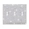 Gaocai 1 PC Shiny Silver Rhinestones Wall Plate Cover Switch Plate Cover Light Switch Cover Switch Cover Decorative 3 Gang Toggle Outlet Covers Bling Switch Cover