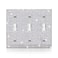 Gaocai 1 Pcs Shiny Silver Rhinestones Outlet Covers Switch Plate Covers Decorative Rhinestones Light Switch Cover 3 Gang Switch Plates And Outlet Cove