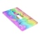 Gianlaima Gold Unicorn Princess Face Rainbow Pink Blue Yellow Light Switch Plate Cover Plastic Wall Plates Decor Print Single Gang Toggle Switch