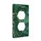 OHZOLLAN Green Gold Marble Single Duplex Light Switch Plates And Outlet Covers Decorative Electrical Wall Plate 1 Gang Receptacle Switchplate Decorate Plug Cover For Bathroom Bedroom 45 276 Inch