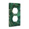 OHZOLLAN Green Gold Marble Single Duplex Light Switch Plates And Outlet Covers Decorative Electrical Wall Plate 1 Gang Receptacle Switchplate Decorate Plug Cover For Bathroom Bedroom 45 276 Inch