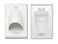 Halokny 2 Pack Single Gang Recessed Multimedia Bundled Cable Wall Plate Face Plate Panel White2 Pack 1Gang Wall Plate