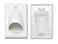 Halokny 2 Pack Single Gang Recessed Multimedia Bundled Cable Wall Plate Face Plate Panel White2 Pack 1Gang Wall Plate