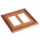 Henne Bery Raised Pearls Decorative Wall Plate Switch Plate Outlet Cover Double Decorator Sponged Copper