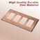 Henne Bery Soft Modern Decorative Wall Plate Switch Plate Outlet Cover Quad Decorator Antique Copper