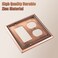 Henne Bery Sunken Pearls Heavy Duty Decorative Wall Plate Switch Plate Outlet Cover DecoratorDuplex Antique Copper