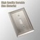Henne Bery Sunken Pearls Heavy Duty Decorative Wall Plate Switch Plate Outlet Cover Single Toggle 3 Pack Satin Nickel
