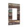 JIEXUTE Inspirational Home Rule Sign Quotes 1 Gang Single Decorator GFCIRocker Wall Plate Country Farm Rustic Barn Wood Style Electrical Decorative Receptacle Device Outlet Cover Light Switch for Dimm
