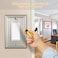 Kisrvopn Metal Wall PlatesClassic Beaded Switch PlateLight Switch CoversElectrical Outlet Covers14 Gang ComboSize Decorative Wall Plate Cover1 Gang Decorator 4 Pack Satin Nickel
