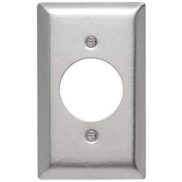 Legrand Pass Seymour SS720CC15 Stainless Steel Type 302304 Wall Plate 1 Gang One Power Outlet Opening 15938 Hole Stainless 1 Count