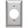 Legrand Pass Seymour SS720CC15 Stainless Steel Type 302304 Wall Plate 1 Gang One Power Outlet Opening 15938 Hole Stainless 1 Count