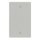 Leviton 1Gang No Device Blank Wallplate Standard Size Thermoset Box Mount 87014 Gray