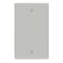 Leviton 1Gang No Device Blank Wallplate Standard Size Thermoset Box Mount 87014 Gray