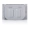 Leviton Cover 1Gang for Decora GFCI Duplex or Single Receptacle Includes Inserts Horizontal Mount Metal Enclosure WM1HGY Weatherproof Gray