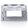 Leviton Cover 1Gang for Decora GFCI Duplex or Single Receptacle Includes Inserts Horizontal Mount Metal Enclosure WM1HGY Weatherproof Gray