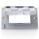 Leviton Cover 1Gang for Decora GFCI Duplex or Single Receptacle Includes Inserts Horizontal Mount Metal Enclosure WM1HGY Weatherproof Gray