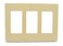 Leviton Decora Plus Screwless SnapOn Wallplate 3 Gang 80311SI Ivory