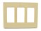 Leviton Decora Plus Screwless SnapOn Wallplate 3 Gang 80311SI Ivory