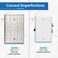 LIDER Blank Metal Wall Plate Blank Outlet Cover Corrosion Resistant MidSize 1Gang 488 x 311 LMWP01MHC Steel Hammered Chrome 1Pack
