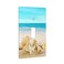 HUAYEWM Light Switch Cover Seashells On The Beach Wall Plates 1Gang Single Toggle 45 X 276 Inch 1 Pack