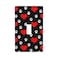 WOFOLE Light Switch Cover Wall Plate Dog Paw Print Red Heart Single Toggle Light Switch Covers 1 Gang Switch Plate Covers Wall Plates Decorative for Kitchen Bedroom Living Room 45 x 276