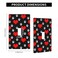 WOFOLE Light Switch Cover Wall Plate Dog Paw Print Red Heart Single Toggle Light Switch Covers 1 Gang Switch Plate Covers Wall Plates Decorative for Kitchen Bedroom Living Room 45 x 276