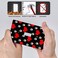WOFOLE Light Switch Cover Wall Plate Dog Paw Print Red Heart Single Toggle Light Switch Covers 1 Gang Switch Plate Covers Wall Plates Decorative for Kitchen Bedroom Living Room 45 x 276