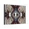 Lolreai LOLREAI Decorative Light Switch Cover Plate Aztec Indian Western Highland Cowhide Texture 3 Gang Wall Plate Switch Plate Covers Triple Toggle Jumbo Electrical Faceplate for Farmhouse Decor