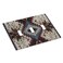 Lolreai LOLREAI Decorative Light Switch Cover Plate Aztec Indian Western Highland Cowhide Texture 3 Gang Wall Plate Switch Plate Covers Triple Toggle Jumbo Electrical Faceplate for Farmhouse Decor