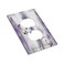 Lolreai LOLREAI Decorative Outlet Covers Rustic White Purple Daisy Floral Flower 1 Gang Wall Plate Receptacle Duplex Light Switch Cover Plate Single Dual Plug Covers Electrical Switchplate Faceplate