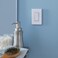 Lutron Claro 1 Gang DecoratorRocker Wallplate Satin Taupe 1Pack SC1TP