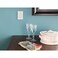 Lutron Claro 1 Gang DecoratorRocker Wallplate Satin Taupe 1Pack SC1TP