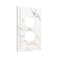 LWDZLHD White Gold Marble Print Outlet Covers Light Switch Cover Decorative Wall Plate Electrical Faceplate for Bathroom Kitchen Bedroom 5 x 3