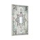 Yamxbfa Madison Collection Cream Blue Boho Chic Medallion Single Toggle Light Switch Covers Decorative 1 Gang Wall Plates Cover Electrical Device Switchplate Faceplate for Farmhouse Bathroom