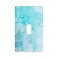 WOFOLE Marble Light Switch Cover Wall Plate Blue Green Single Toggle Light Switch Covers 1 Gang Switch Plate Covers Wall Plates Decorative for Kitchen Bedroom Living Room 45 x 276